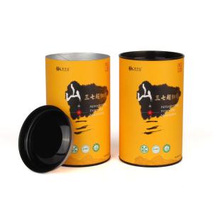 Wholesale FDA Food Grade Food Paper Composite Cans Round Coffee Tin Can With Print from china suppliers