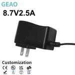 7.75W 8.7V 2.5A Wall Mount Power Adapters Safety Electric Supply For Tv