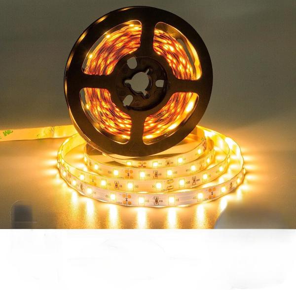 12V Flexible LED Strip Lights Waterproof 120 LEDS Warm white LED Light Strips,