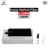 Buy cheap Ultra Lightweight 0.25mm 20km Long Distance Drone Optical Fiber with Drone Anti from wholesalers