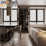 Luxury Style Wooden Kitchen Cabinets with Kitchen Island Table and Toe Kick