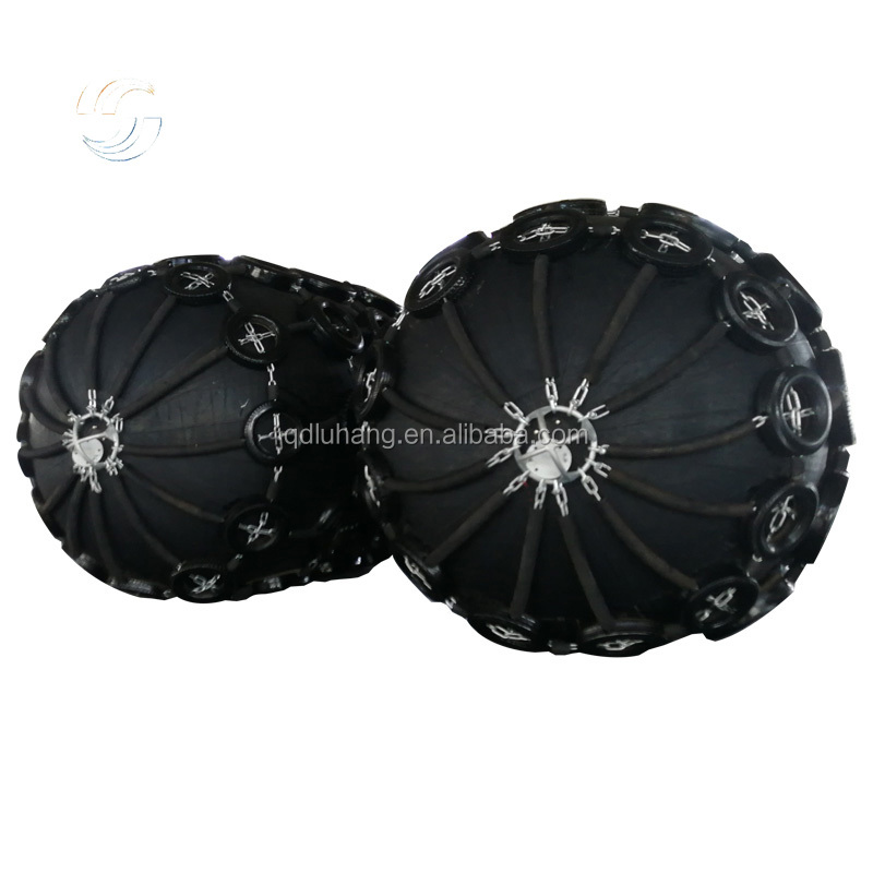 Yokohama Type Custom Size Pneumatic Rubber Fender Ship Dock Fender 2m*3.5m