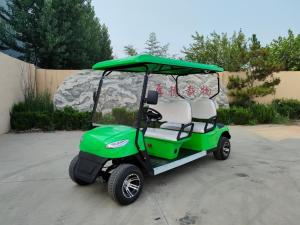 Wholesale Waterdrop Green New Energy Lithium Battery Electric Golf Cart With Customizable Color And LOGO Seat 4 People. from china suppliers