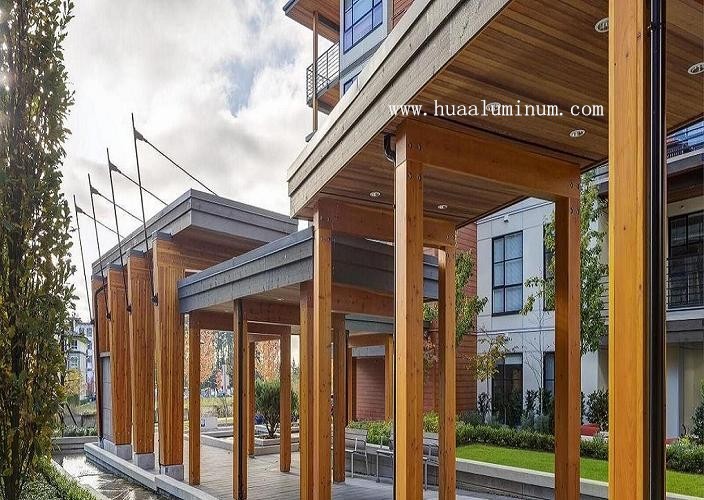 Anti Corrosion Aluminium Solid Panel Wooden Finishing 4mm Aluminum Sheet