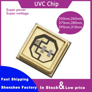 China Hot Sales High Efficiency Deep UVC 265nm 270nm 275nm 280nm 0.2W Sterilization Disinfection UVC LED chips on sale
