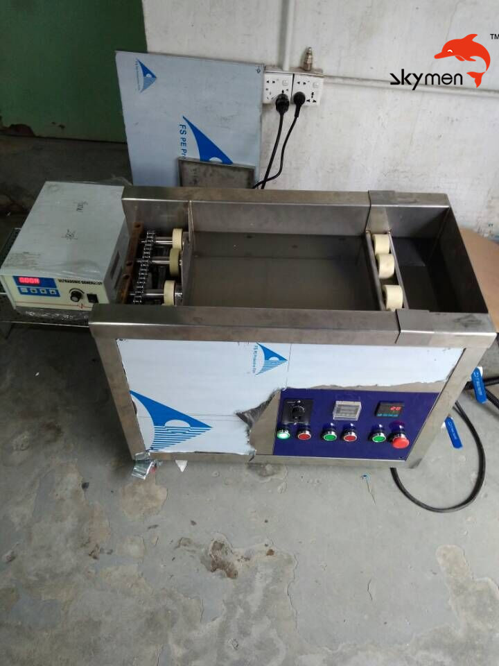 Diffferent Size 100L Anilox Roller Cleaning Equipment Adjustable Timer RoHS Approval