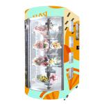 Distributor Fresh Flower Shop Bouquet Vending Lockers Automated With Humidifier