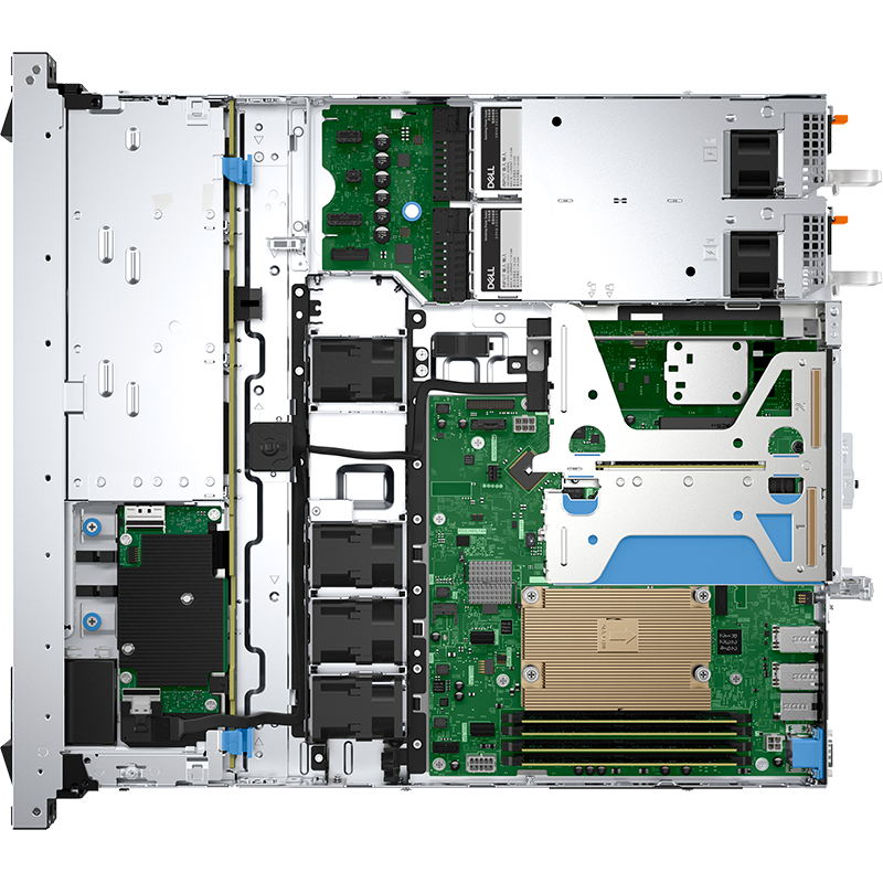 2024 Dell PowerEdge R360 Server 1U Rack 4*3.5 Bays Stocked with Full Redundancy Fans