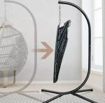 97cm Width Rattan Hanging Egg Chair