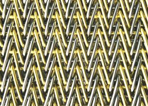 Wholesale SS316 Brass Weave Spiral Mesh Belt 3m from china suppliers