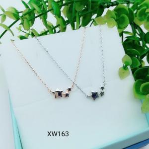 China 925 Sterling Silver Charm Choker collarbone chain necklace  WY163 on sale