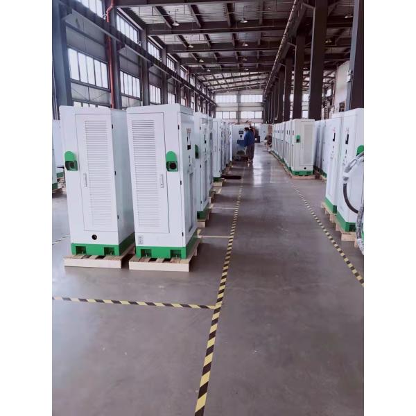 OCPP Ethernet 4G RFID Floor Mounted EV Charger Offline Billing