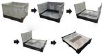 plastic pallet box foldable plastic fruit bins