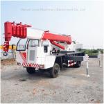 Small Homemade Chassis Truck Crane With Hydraulic Valve 6 Ton 8 Ton 10 Ton 12