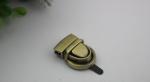 Professional Custom Zinc Alloy Nickel Metal Push Lock For Handbags