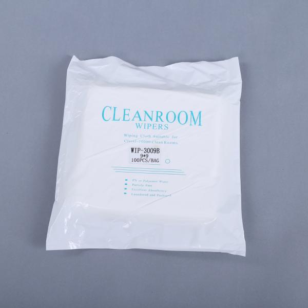 Eco Friendly Cleanroom Disposable Microfiber Wipes Excellent Chemical Resisting