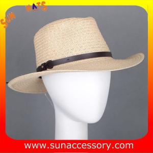 Wholesale 2050530 Sun Accessory customized summer trendy fashion cowboy straw hats ,unisex hats and caps wholesaling from china suppliers