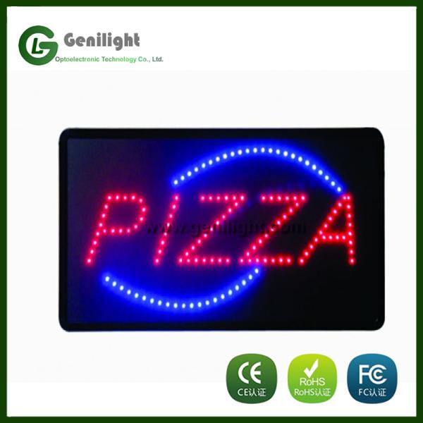 Design Pizza LED Sign with 3 Kind Change Function and IP Rating
