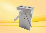 Stainless steel Tripod Turnstile , waist height turnstile for pedestrian access