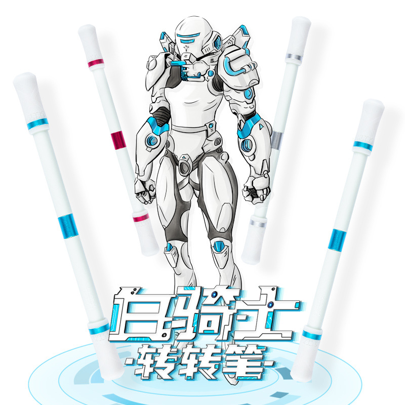Gel Pen's Ink Type No Ink Plastic Luminous Spinning Pen for Creative Adults and Kids