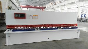 China Plate Hydraulic Sheet Metal Cutting Machine NC Control 8 X 4000mm on sale
