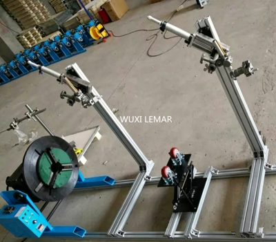 Pipe Flange Welding Positioner 50kg, Benchtop Rotary Table for Robot Welding