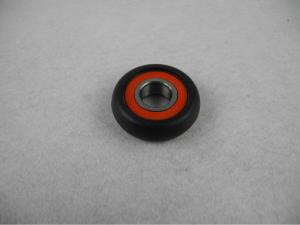 Wholesale Black Fiberglass filled Nylon Parts , ylon Injection Moulded Ball bearing Wheel from china suppliers