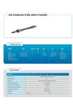 Pneumatic Airtac type MA Series Double acting Stainless steel pneumatic Cylinder