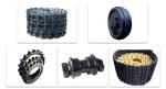 Aftermarket Undercarriage Excavator Spare Parts Sprocket Wheel Yellow / Black
