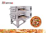 Restaurant Commercial Pizza Oven Stainless Steel Two Deck Electric Convection