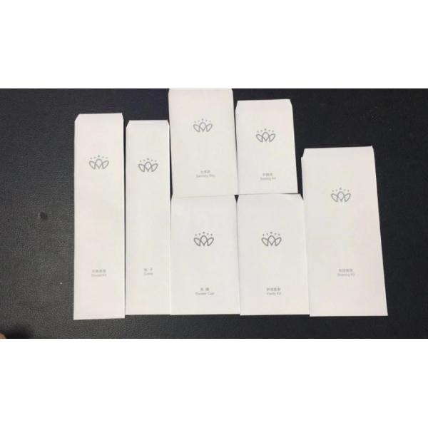 Eco Friendly Biodegradable Waterproof Custom Printed Stone Paper Packaging For Hotel Supplies