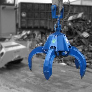 Wholesale Excavator Orange Peel Grab Construction Machinery Attachments For 10-90 Ton Digger from china suppliers