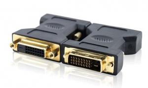 Wholesale Gold plated DVI 24+1 male to female adapter1080P PC MAC ADAPTER CONVERTER HD from china suppliers