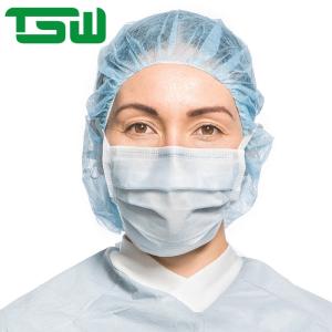 Wholesale EN14683 99% BFE Tie On Triple Layer Face Mask For Medical Industry from china suppliers