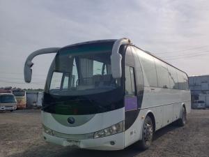 China 2nd Hand Coach 47 Seats Sealing Window Air Conditioner EURO III Yuchai Engine 10.5 Meters Young Tong ZK6100 on sale