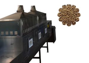 Wholesale PLC Controlled Dehydrator Sterilization Machine , Pet Food Microwave Drying Machine from china suppliers