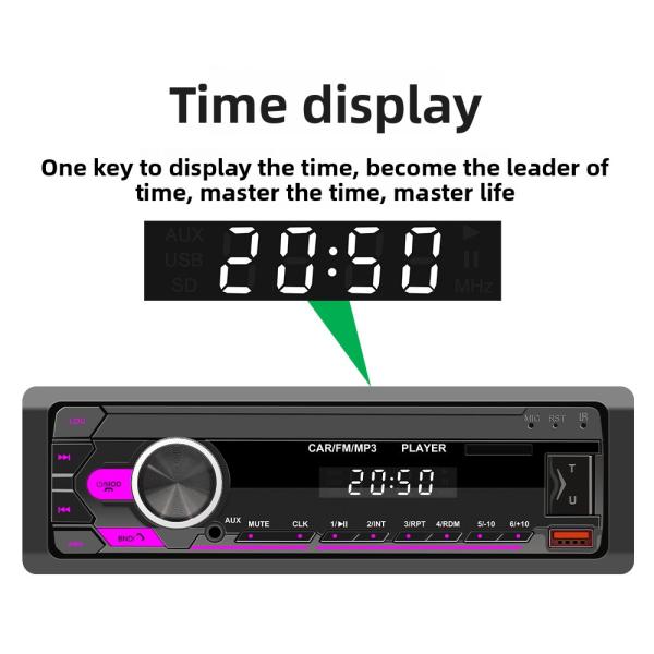 Creatall Ai Smart BT Wireless Car MP3 Player with USB Connection and Radio Positioning New Lossless Music Car Charger Included