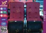 Molded PU Foam Flame Retardant Auditorium Theatre Seating Center Distance 580mm