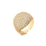Cubic 14K Yellow Gold Ring