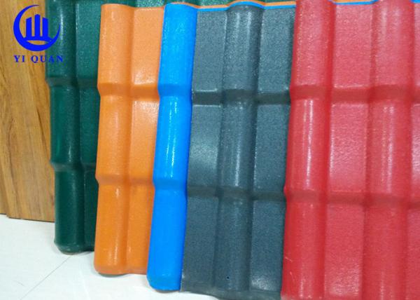 Quality Building Materials ASA Synthetic Resin Roof Tile Corrugated Plastic Panels for sale