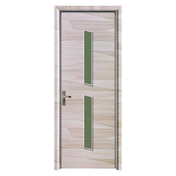 Juye WPC Glass Door Interior Doors Waterproof And Fire Resistant For Moist