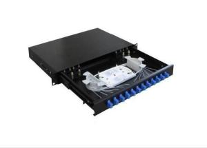 Wholesale ABS 24 Port FBT Coupler ODF Distribution Box For LAN / WAN Cable Customized Color from china suppliers