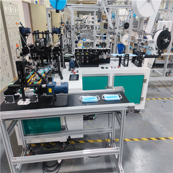 Full Auto 180pcs/Min KF94 Mask Nonwoven Converting Machinery