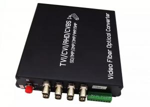 Wholesale 4CH 1080P AHD/CVI/TVI Video To Fiber Optic Converter With 1CH RS485 from china suppliers