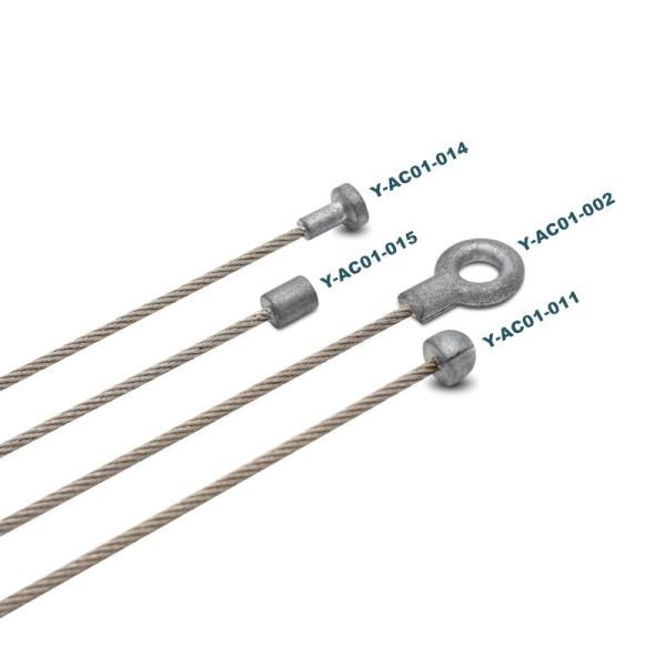 High Security Wire Rope Cable Assemblies With Square End For Lifting