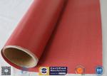 Fire Blanket 480g 0.43mm High Strength Silicone Coated Fiberglass Fabric Red