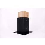 Powder Coated Outdoor 3 Way Pergola Lumber Roof Corner Connector for 4x4 6x6