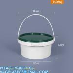 Heavy Duty Round Square Handle Bucket for Paint Chemical Ice Food Flowers,