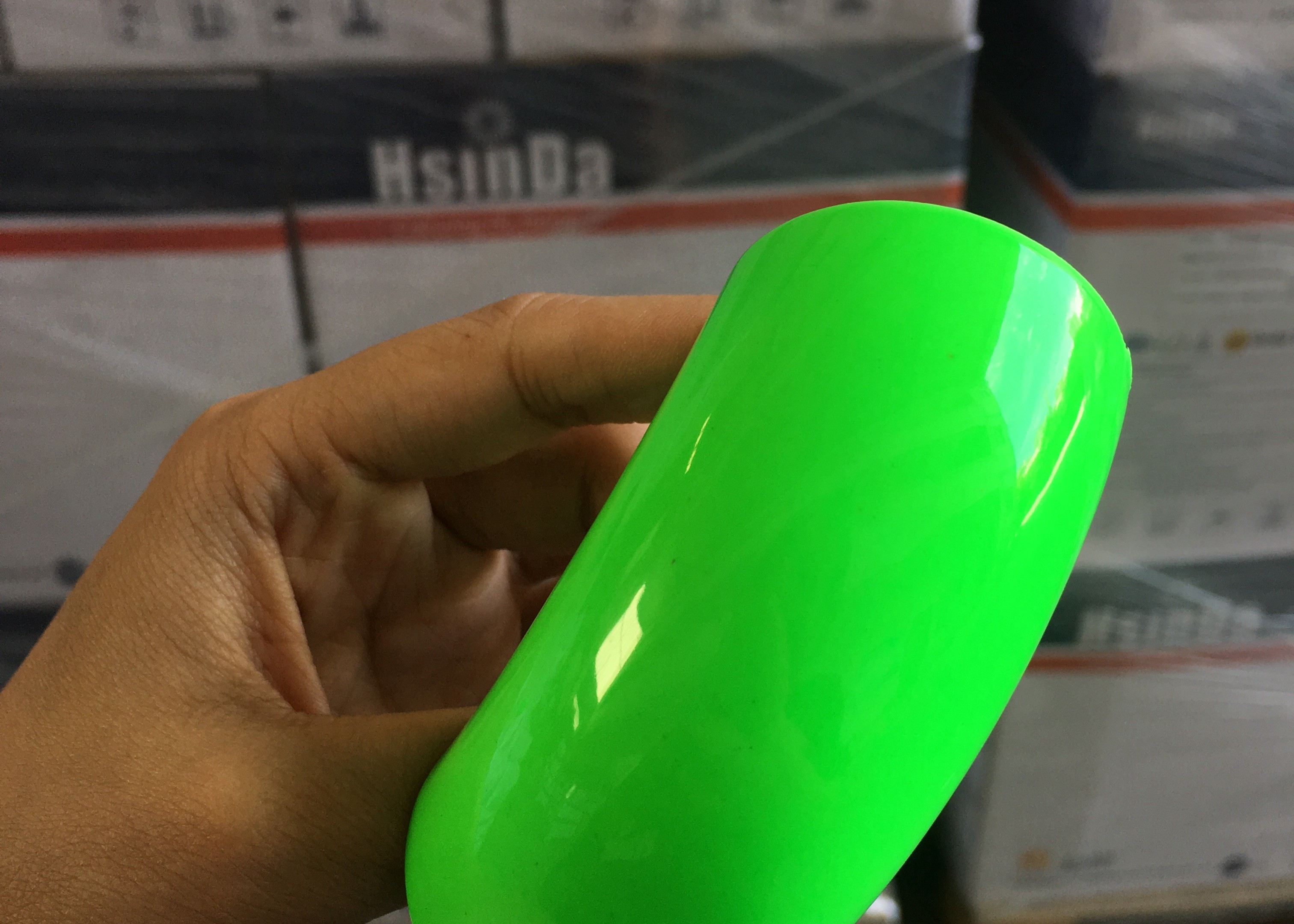Green Matt Finish Epoxy Powder Coating , Indoor Heat Resistant Powder Coat