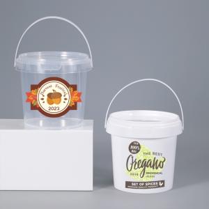 Wholesale Custom 1L Food Grade Plastic Bucket for Paint Water With Lids ISO9001SGS Guaranteed from china suppliers